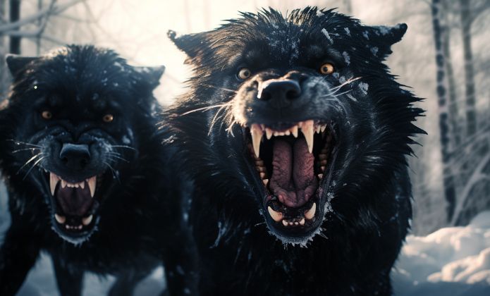 Geri et Freki, les loups d'Odin