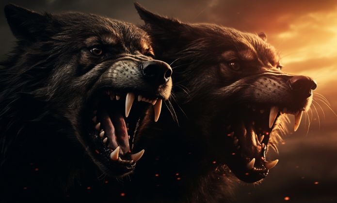 Hati et Sköll, deux terrifiants loups mythiques