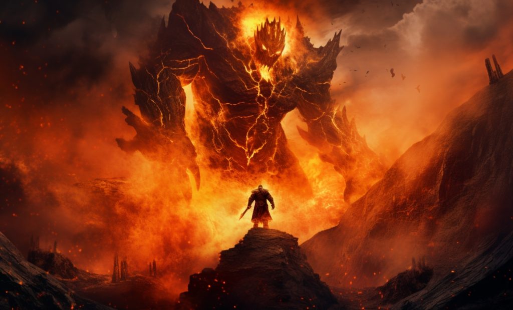 Surt - Le Géant de Feu de la Mythologie Nordique