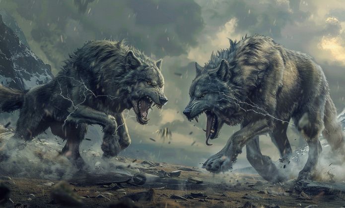 Loups mythologie viking