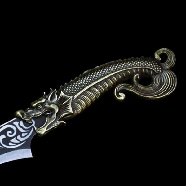 Manche en cuivre couteau viking de Ragnar en acier, cadeau cuisine homme pour fêtes