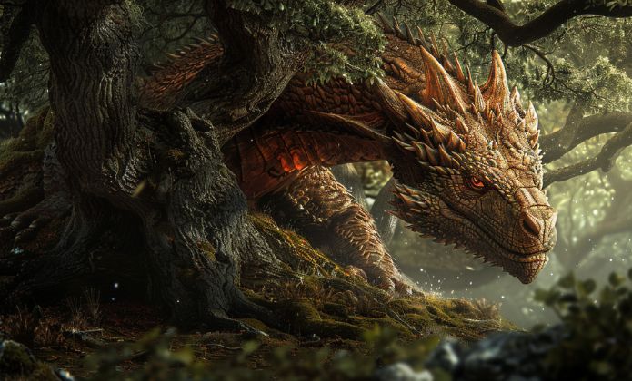 Nídhögg dragon de la mythologie nordique