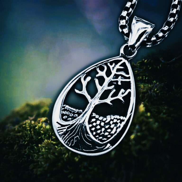 Amulette viking arbre de vie Yggdrasil