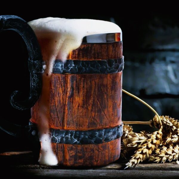 Chope à biere viking tradition
