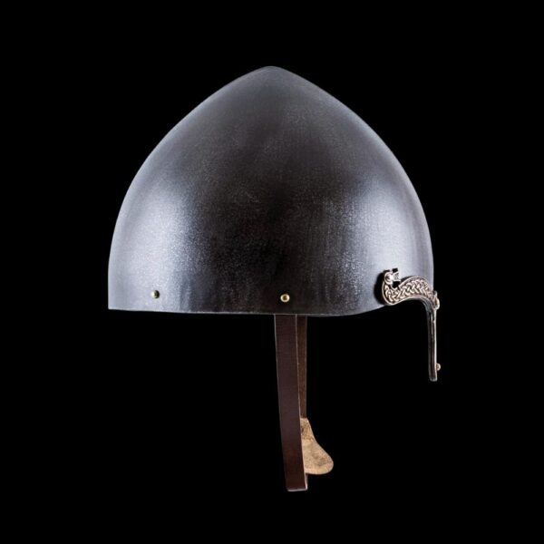 Côté du casque guerrier celtique en acier, arme décoration réplique cadeau maison