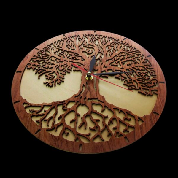 Horloge arbre de vie Yggdrasil, décoration maison, cadeau fêtes noel, anniversaire, pour femme et homme