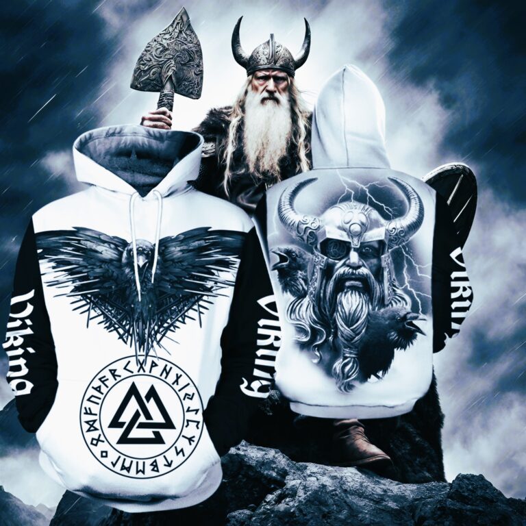 Sweat à capuches, hoodie viking la Protection d'Odin, cadeau homme, ados pour les fêtes
