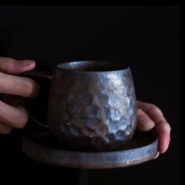 Tasse viking tradition en céramique, cadeau nordique fêtes et noel