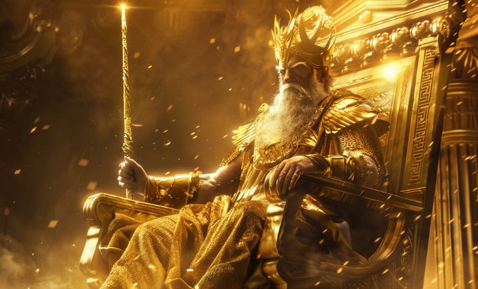 Odin sur le trône Hlidskjalf
