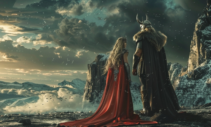 Thrúd et Thor