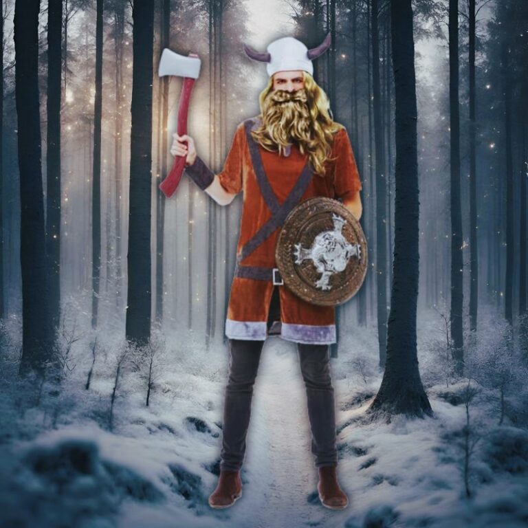 Déguisement guerrier viking homme, cadeau fêtes
