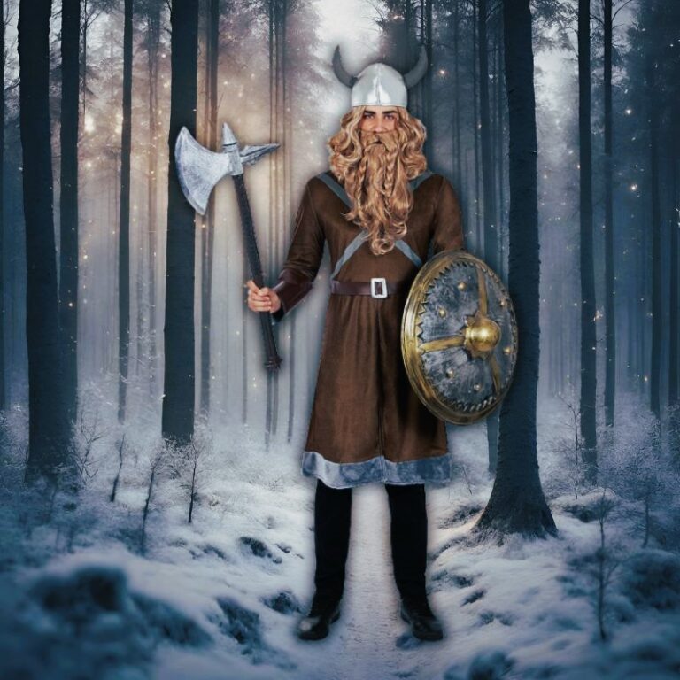 Déguisement le jarl viking, cadeau fêtes soirée déguisée