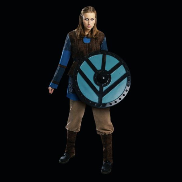 Déguisement viking complet Lagertha, vetement accessoires, cadeau femme cosplay fêtes
