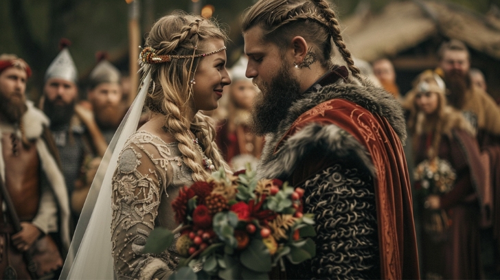 Cérémonie de mariage viking