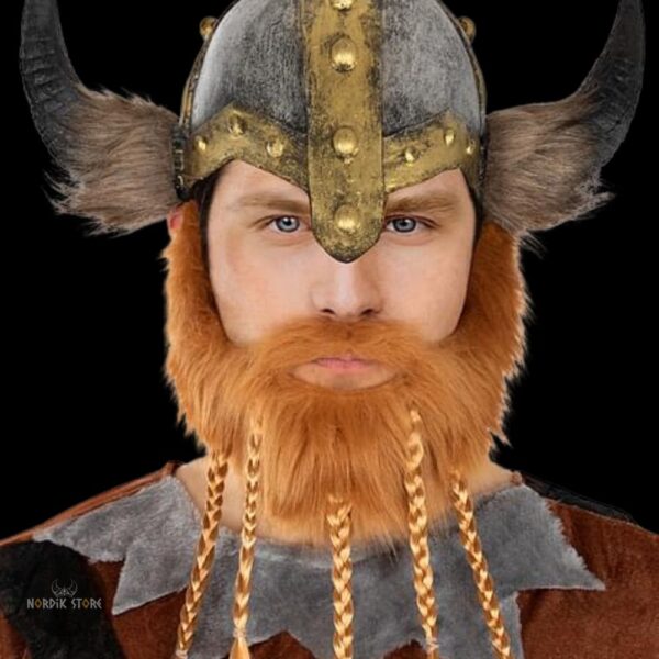 Casque roi viking Ragnar déguisement cosplay homme