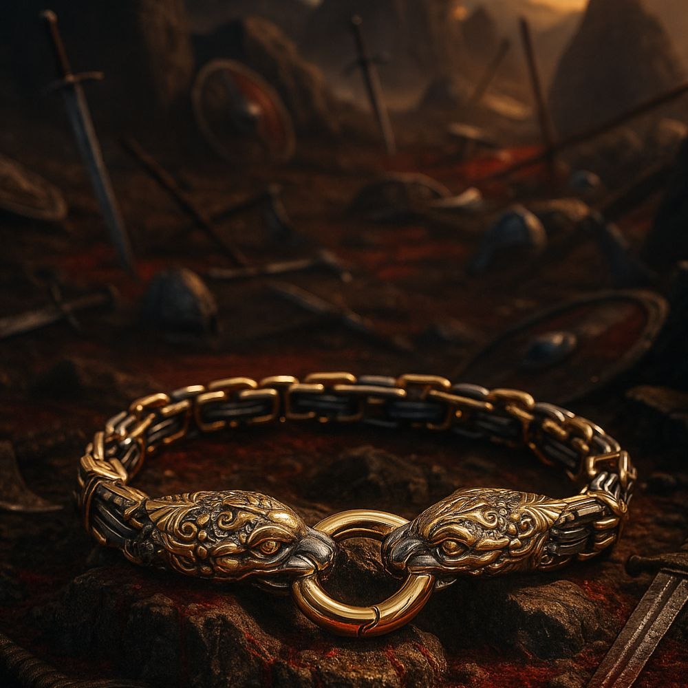 Bracelet viking loups d'Ivar le désossé