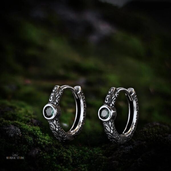 Boucles d'oreilles viking Freyja en argent, cadeau pour les fêtes de Noël, anniversaire