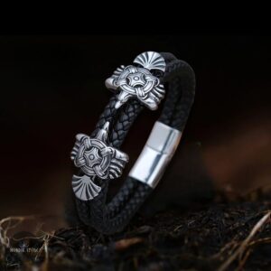 Bracelet viking Floki, cadeau pour homme et ados