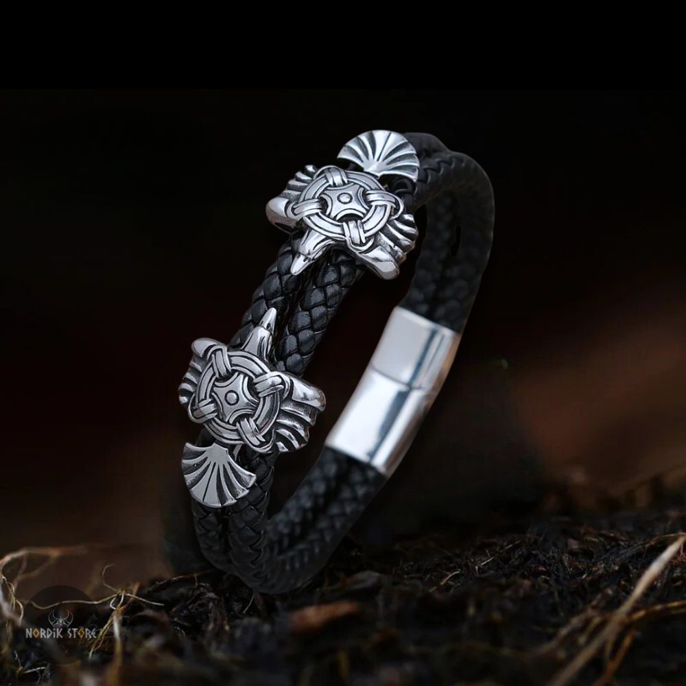 Bracelet viking Floki, cadeau pour homme et ados