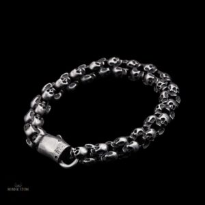 Bracelet viking du Valhalla en acier 316L, cadeau homme, ados