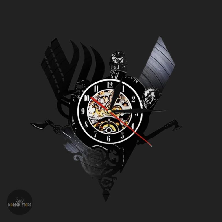 Horloge viking à quartz de Ragnar Lothbrok cadeau pour fêtes