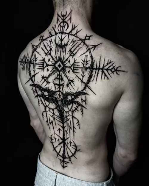 Tatouage dos Vegvisir