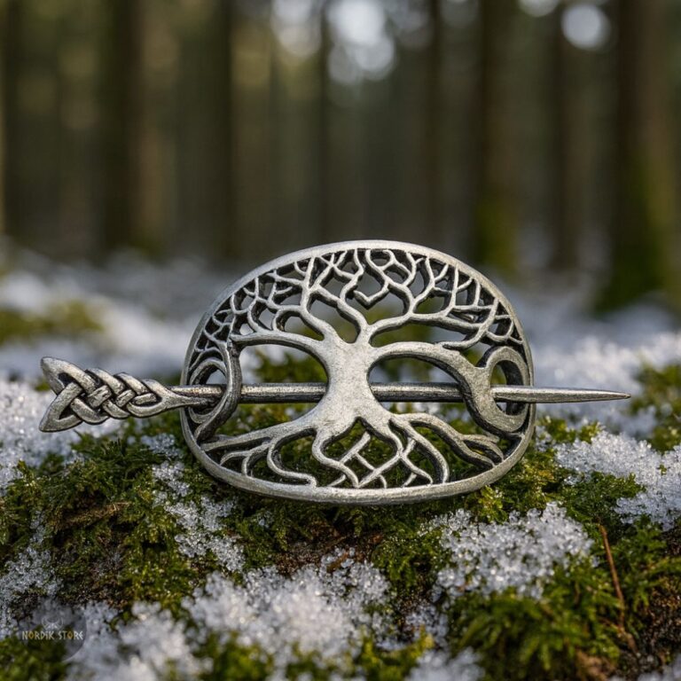 Broche et fibule viking L’Arbre de Vie