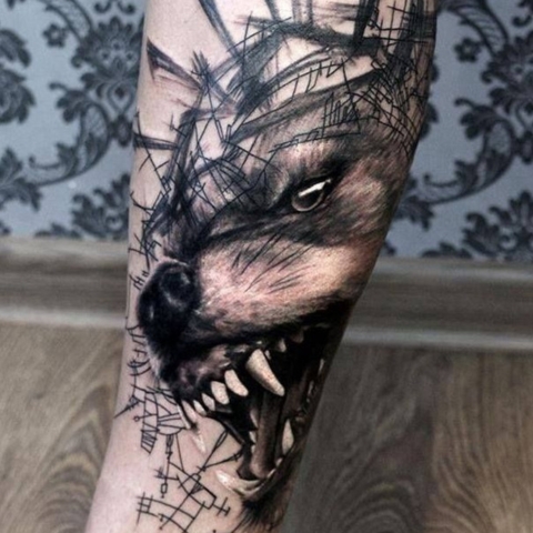 Styles de tattoo Fenrir