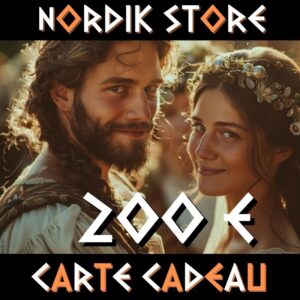 Carte cadeau Nordik Store de 200 euros pour les amoureux, couples Saint Valentin