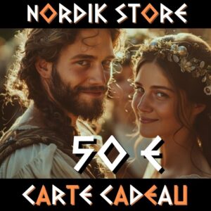 Carte cadeau Nordik Store de 50 euros pour les amoureux, couples Saint Valentin