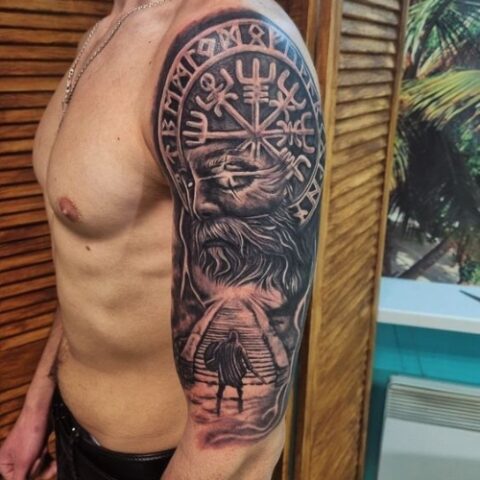 Tatouage Viking Valhalla
