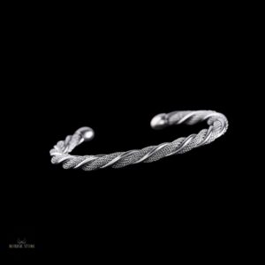 bracelet viking des Lothbrok en argent, cadeau homme, femme