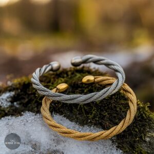 bracelets vikings des Lothbrok en or ou argent, cadeau homme, femme et adolescent