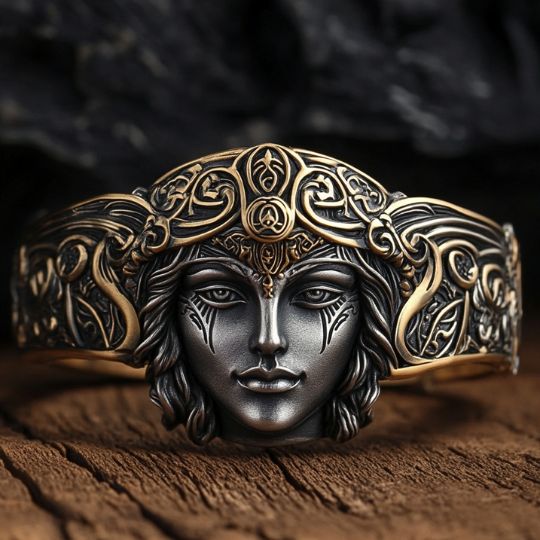 Bracelet gravé femme Viking