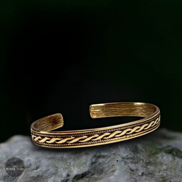 bracelet viking l’Origine en bronze, cadeau homme et femme