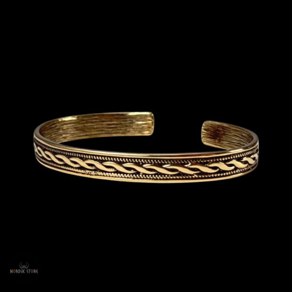 bracelet viking l’Origine en bronze, cadeau homme et femme pour anniversaire