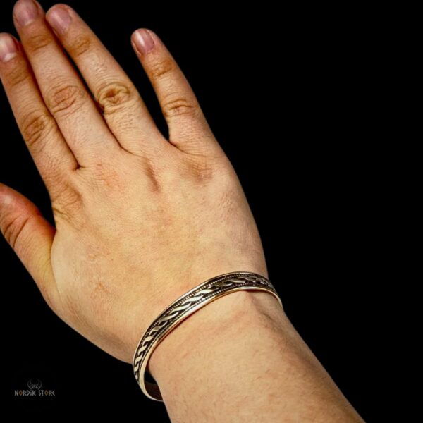 bracelet viking l’Origine celtique 8 mm, cadeau homme, femme et ados