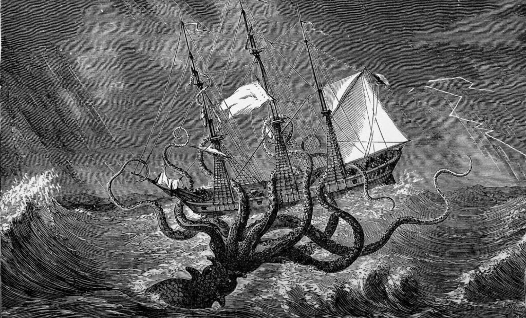 Le kraken menace les navires dans les mers du Nord