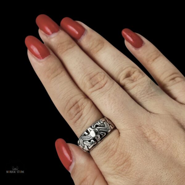 Bague Viking Harald en Argent – Image 4