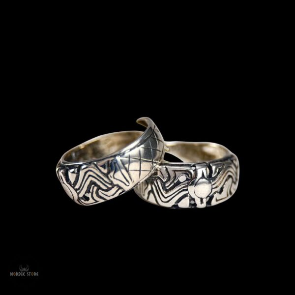 Bague Viking Harald en Argent – Image 5