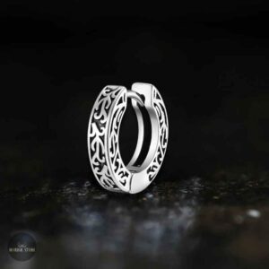 boucle d’oreille viking "Marque du Clan" argent