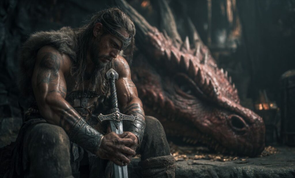Sigurd qui a tué le dragon Fafnir
