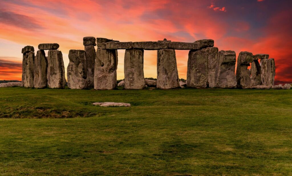 lieu sacré à Stonehenge en Angleterre