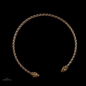 torque viking Âme de Berserker en bronze, cadeau homme et ados