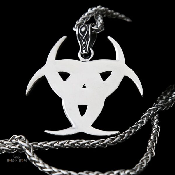 verso collier viking les cornes d'Odin, cadeau homme