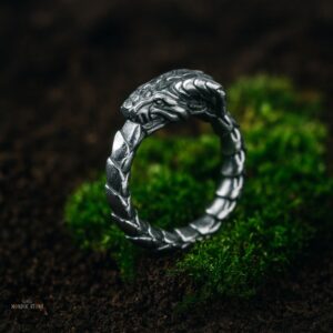 Bague Viking Ouroboros Éternel