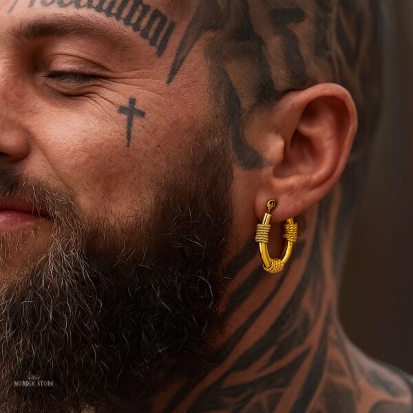 boucles d’oreilles viking de Ragnar Lothbrok
