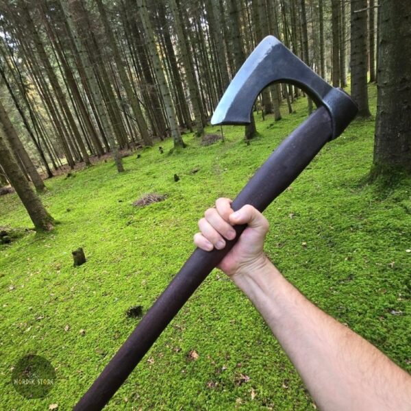 hache viking croissant de Fer, cadeau homme fêtes