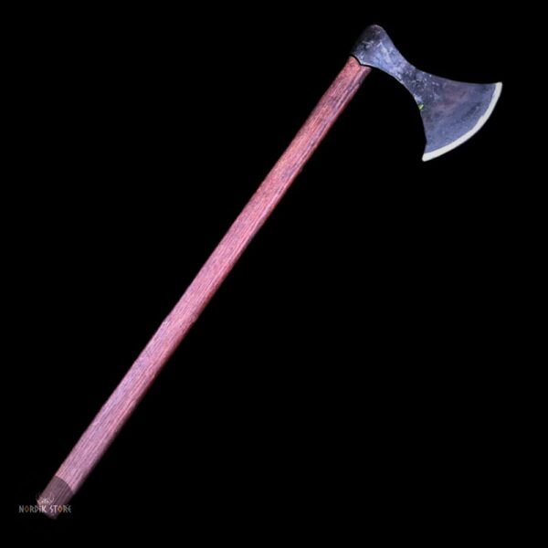 Hache Viking Chant du Valhalla forgée, cadeau homme