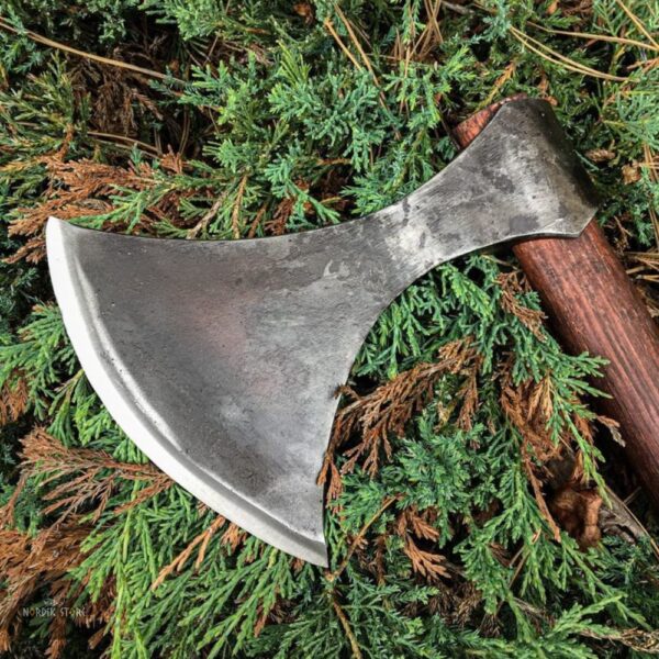 Hache Viking forgée à la main Chant du Valhalla, cadeau homme